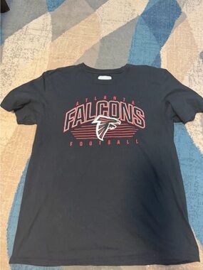 Fanatics Atlanta Falcons Black Red Graphic T‑Shirt